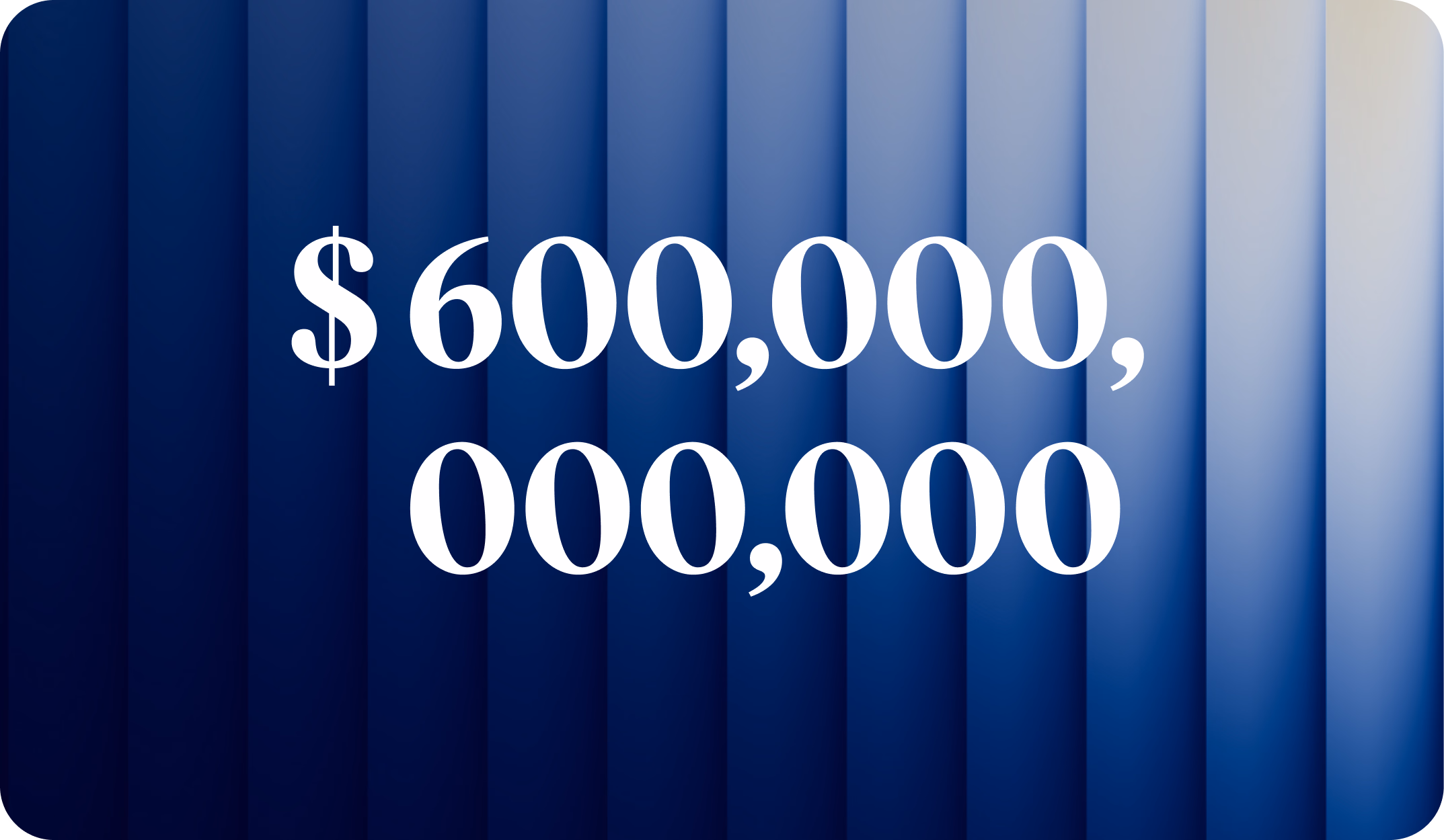 Accounting market valuation graphic showing a $600 billion industry